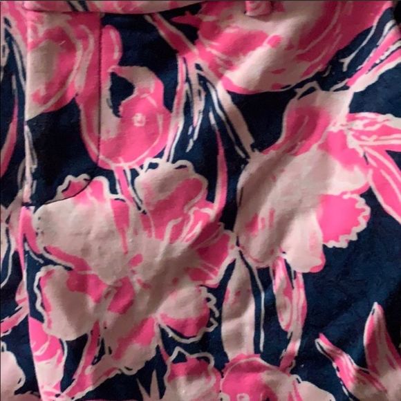 Lilly Pulitzer Inky navy flamingo knit Callahan size 2 - Picture 3 of 7